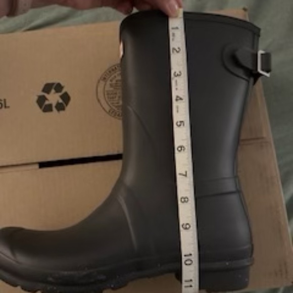 Hunter Women's Original Back Adjustable Short Rain Boots - (Onyx) - Picture 6 of 8